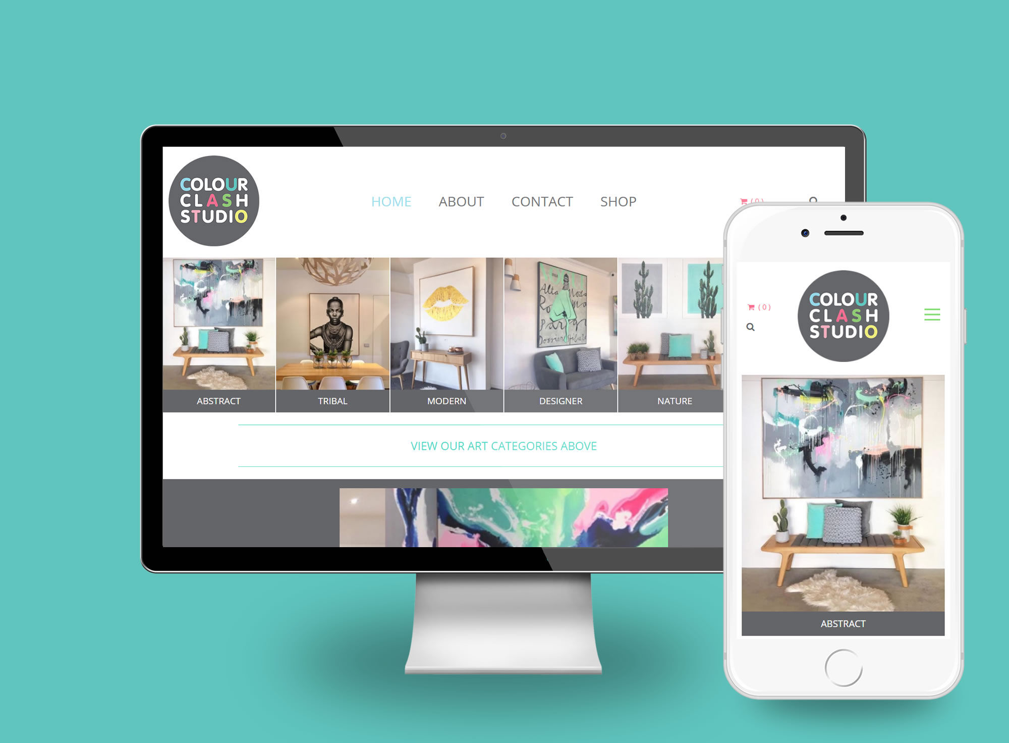 Colour Clash Studio Desktop view