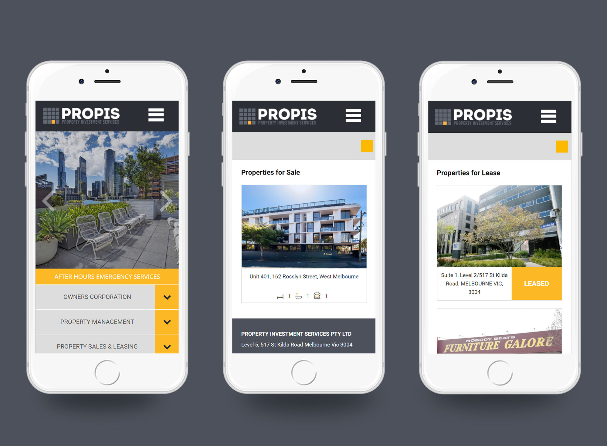 PROPIS Mobile Friendly Design