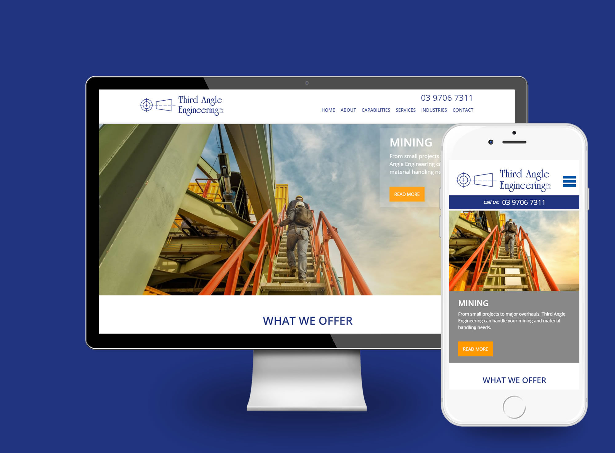 Third Angle Desktop view