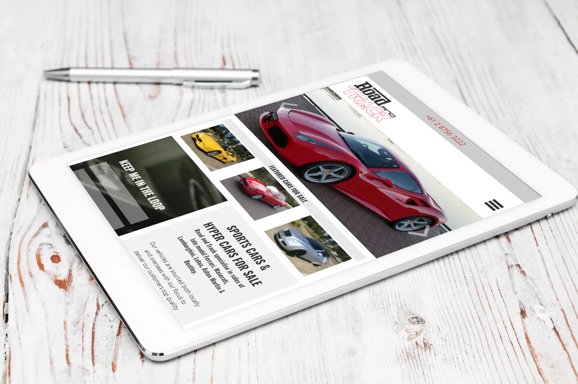 Road & Track iPad3