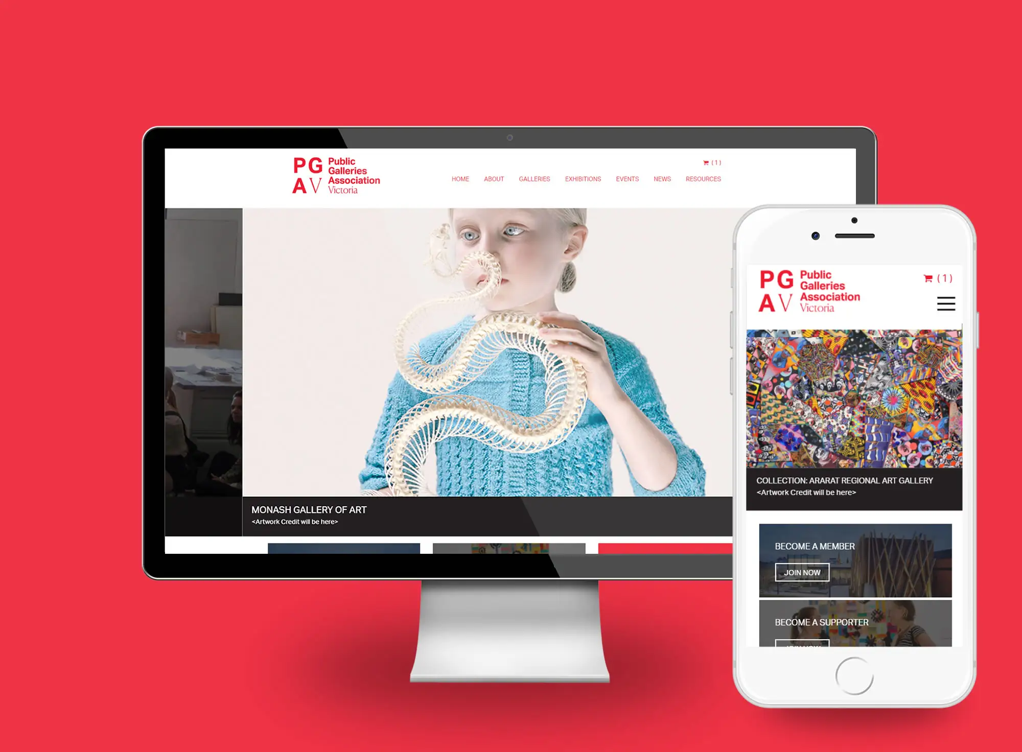 PGAV Desktop view