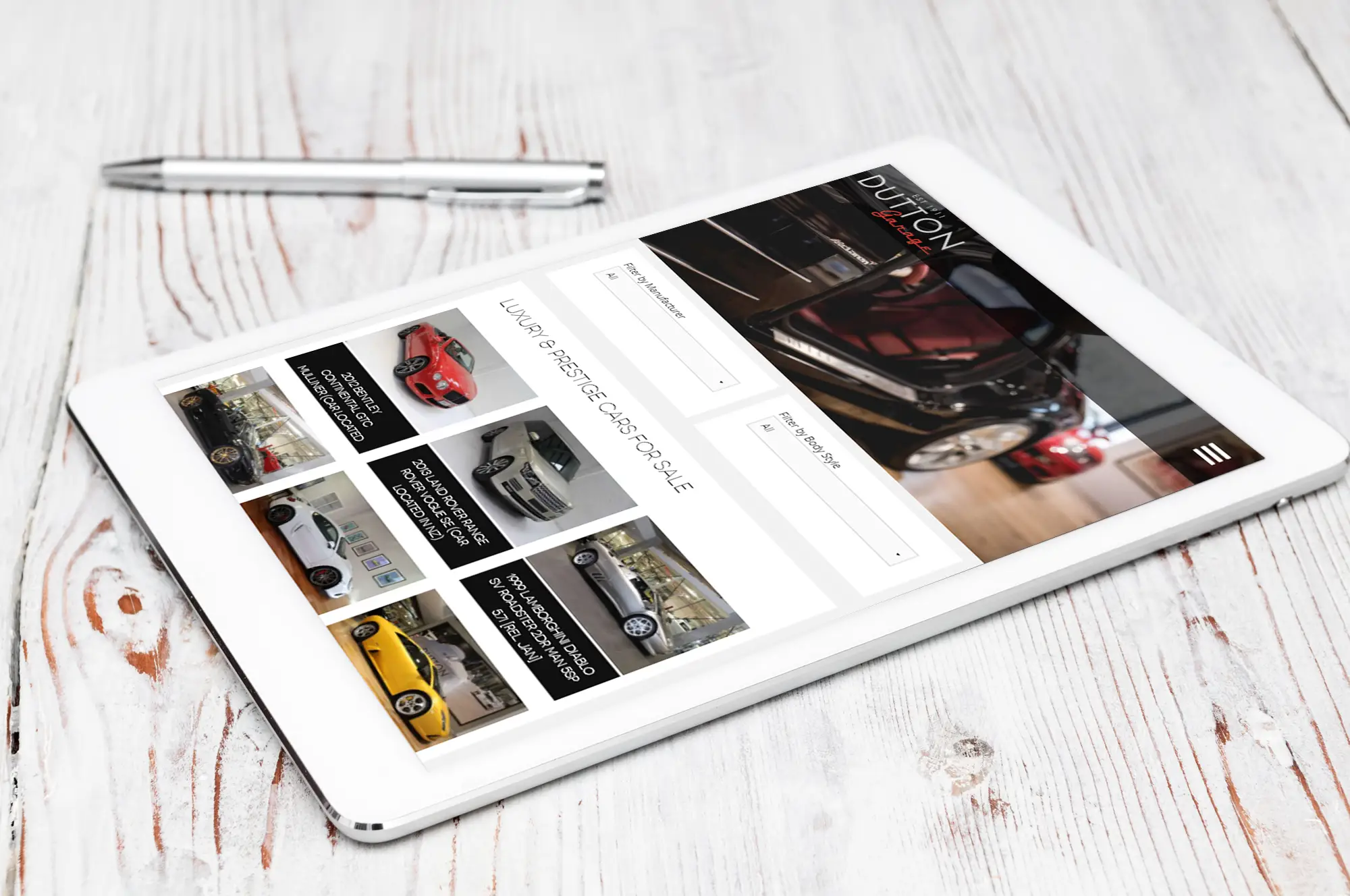 Dutton Garage iPad3
