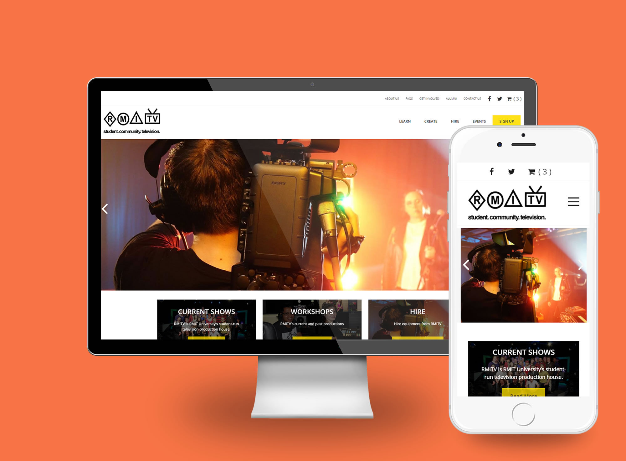 RMITV Desktop view new