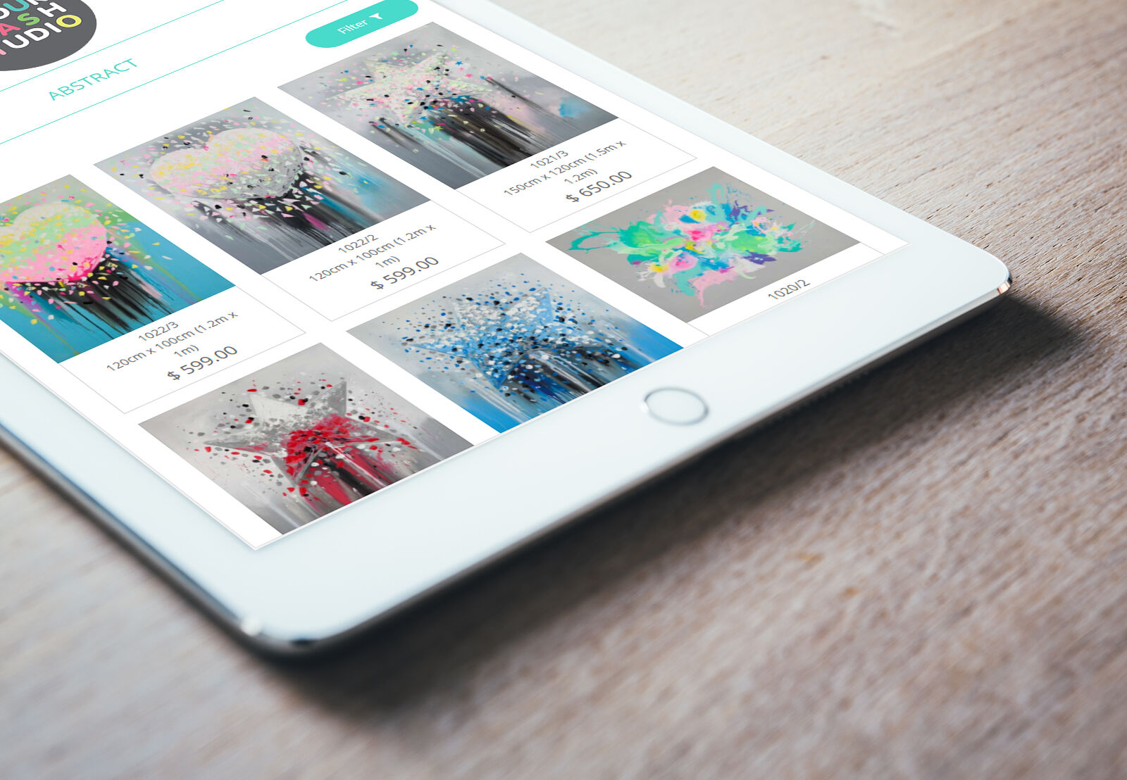 Colour Clash Studio iPad view