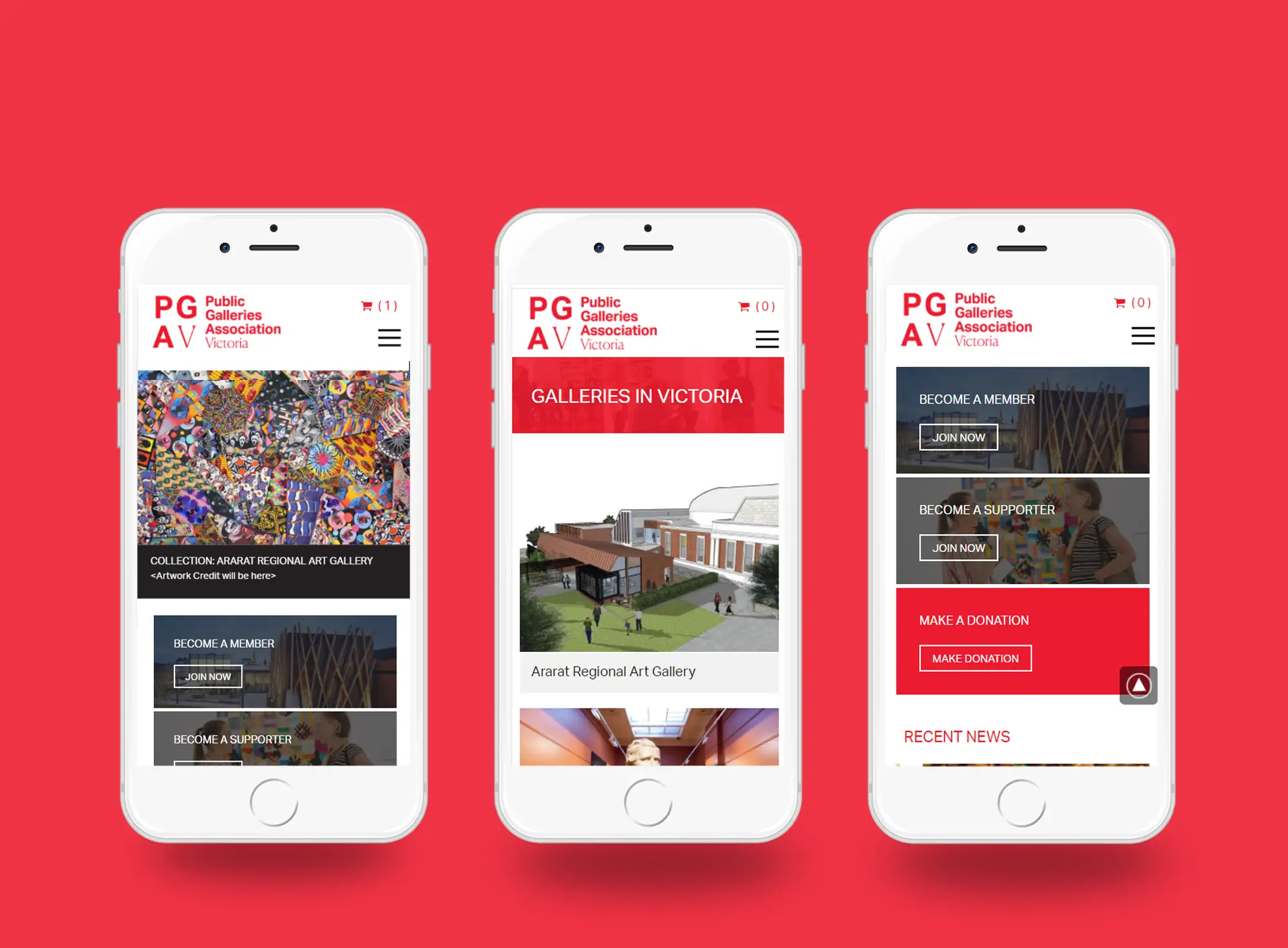 PGAV Mobile view