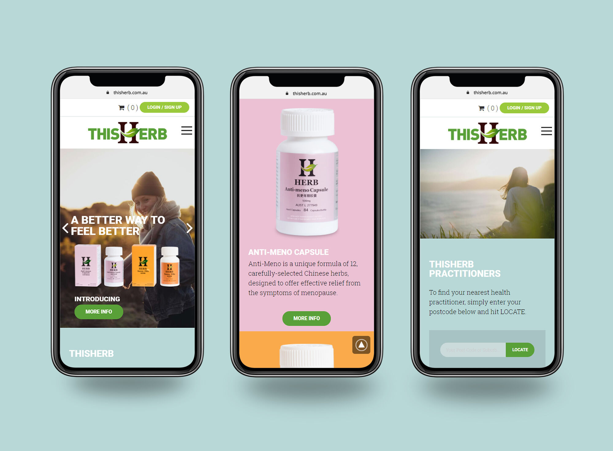 ThisHerb mobile view