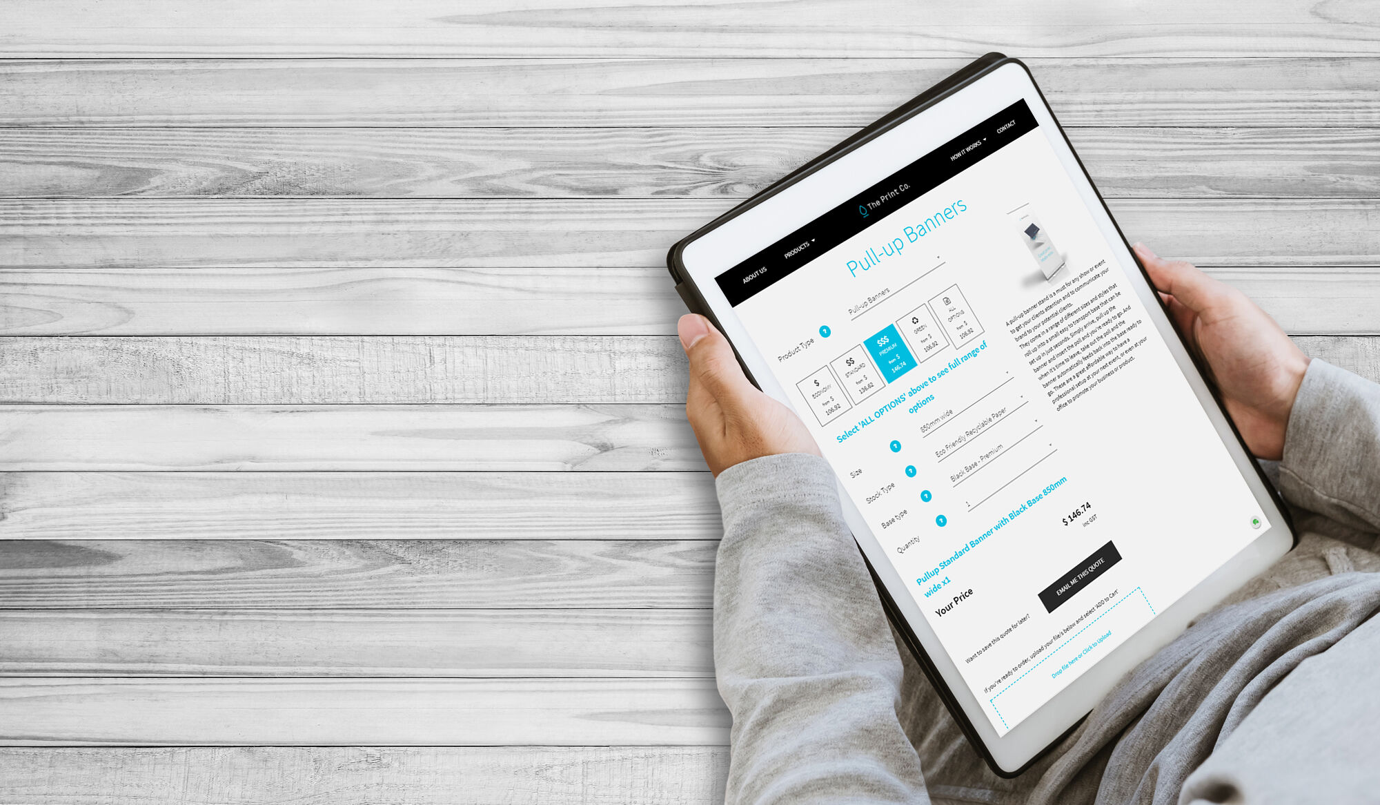 The Print Co iPad view2