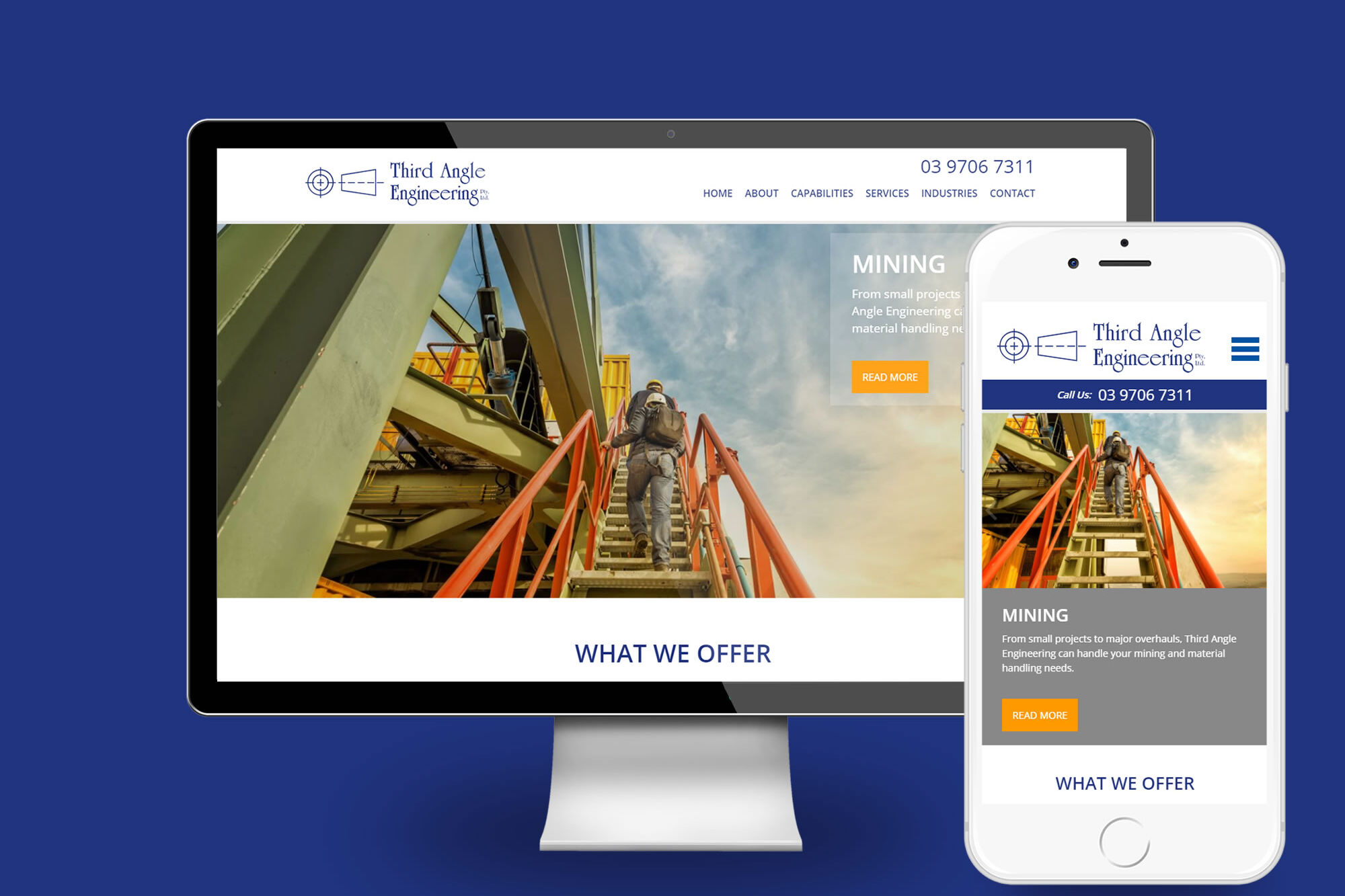 Third Angle Desktop view