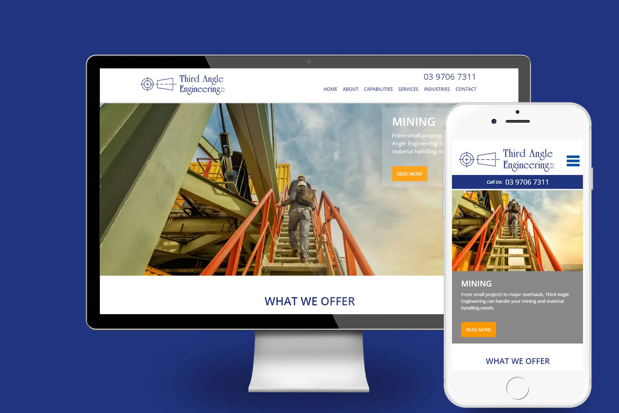 Third Angle Desktop view