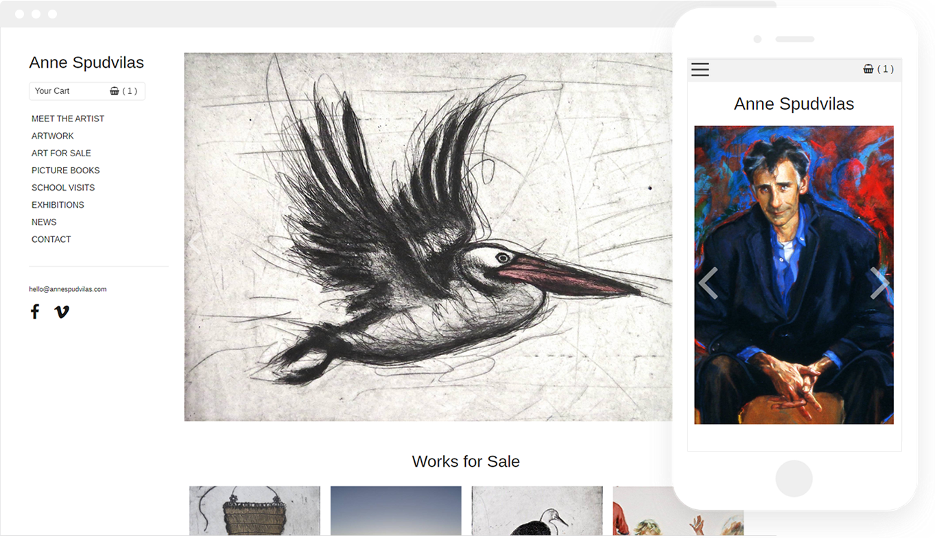 Anne Spudvilas artist