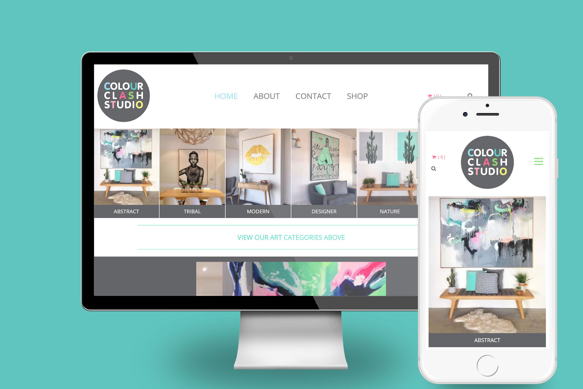 Colour Clash Studio Desktop view