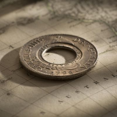 1813 Holey Dollar 1798 Charles IIII good EF REV Large SEO March 2018